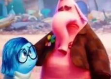 Sadnesss helps Bing bong to heal from his lost