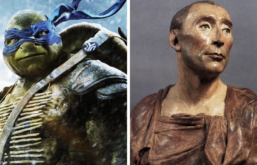 Leonardo and the artist Donatello