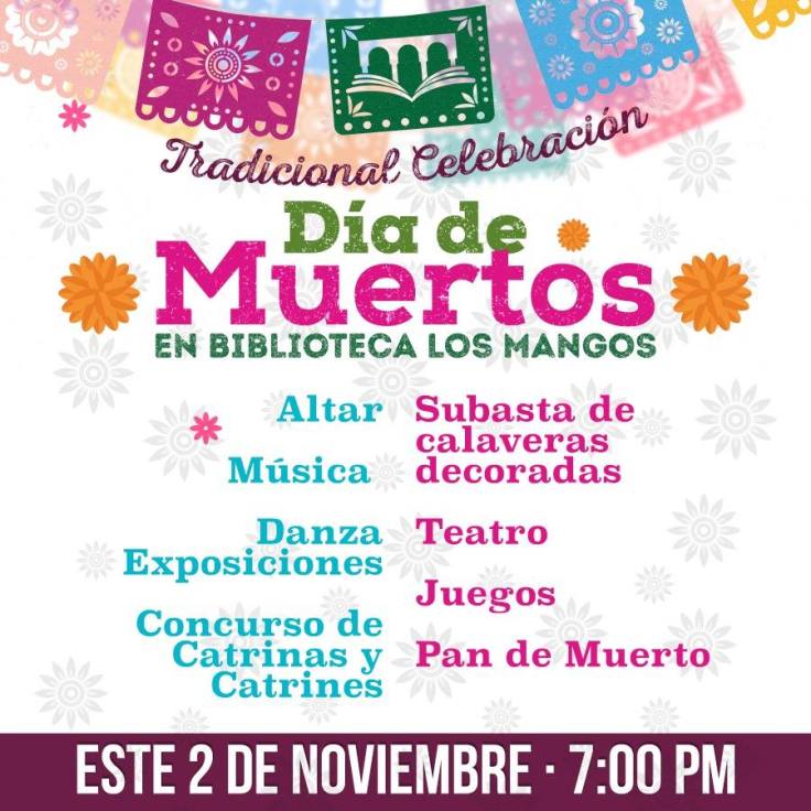 Día de Muertos en Biblioteca Los&nbsp;Mangos