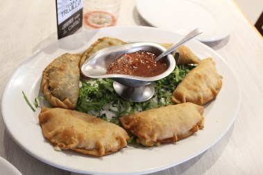 Veggie Argentinean Empanadas at Rincón de Buenos Aires