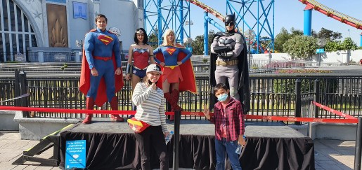 Superman, Wonderwoman, Supergirl, Batman