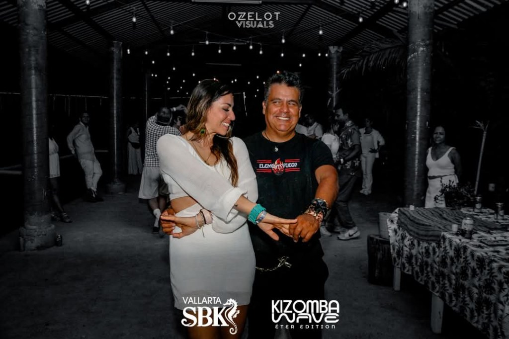 Sara and Israel dancing Bachata.