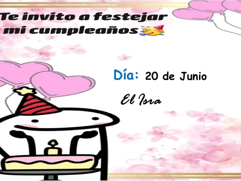 Te invito a mi&nbsp;cumpleaños